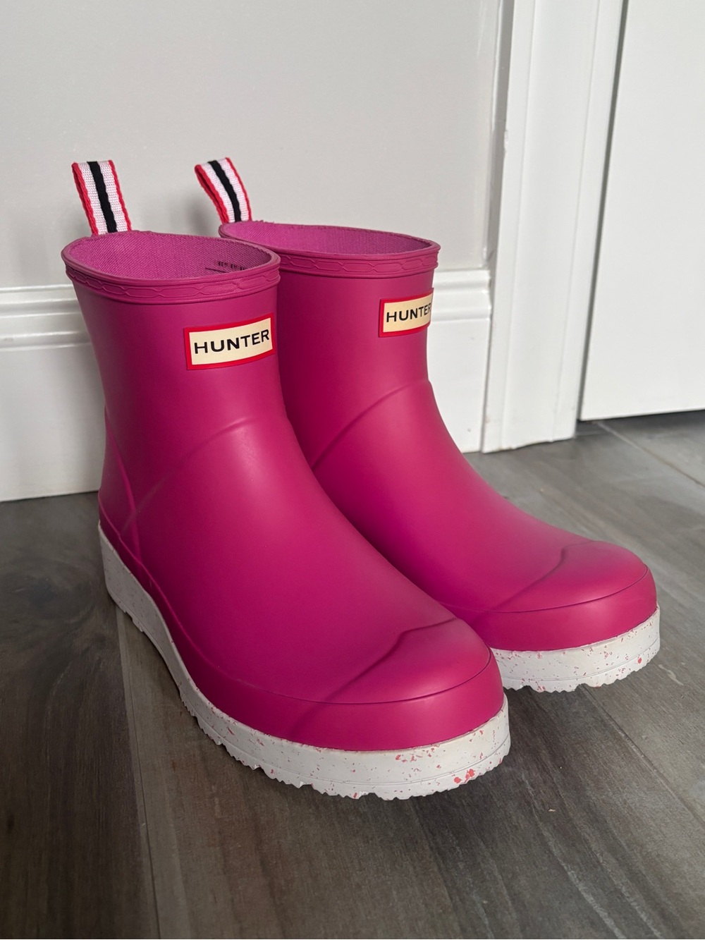 NWOT Hunter Play Short Speckle Rain Boots - Picture 2 of 6